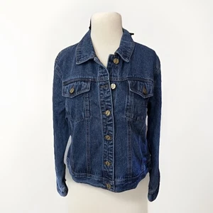 Chaqueta vaquera Jones New York azul para mujer Madison Wash talla L nueva con etiquetas - Imagen 1 de 8