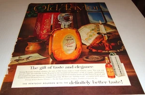 1960 ALTE TAYLOR KENTUCKY BOURBON ORIGINAL ANZEIGE - Bild 1 von 1