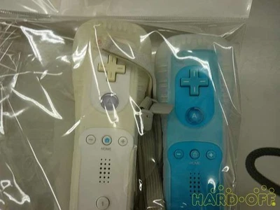 Nintendo Motion Controller Wii Remote Control White/Blue Set - Image 1 of 3