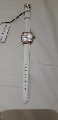 Reloj Saint Honore Correa Cuero Blanco Carisma 7210268AIR-BL NUEVO Foto 1 de 4