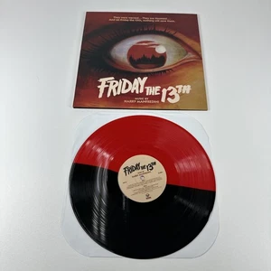 Friday The 13th Soundtrack OST Crystal Lake Green/Blood Split Vinyl - Waxwork - Picture 1 of 4