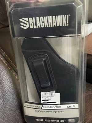 Blackhawk!  Inside the Pant Holster 73ip06bk-l  Size  063 3/4”-4 1/2”Large Auto - Image 1 of 4