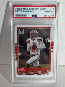 2020 Panini Optic Silver Holo Baker Mayfield PSA 10 - Bild 1 von 1