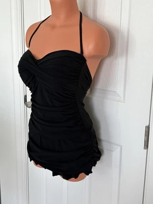 Vestido de baño Profile 10 negro Sweetheart Bandeau Control tazas suaves  Foto 1 de 4