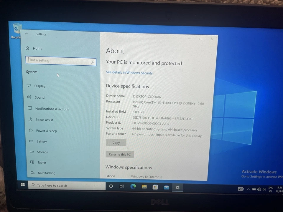 Dell Latitude E7440 - Intel Core i5, 8GB RAM, 256GB SSD, Windows 10 Foto 1 de 4