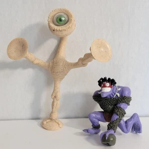 1998 Small Soldiers OCULA Eye Bendable 6" And INSANIAC Gorgonite 3" Figur Vintage  - Bild 1 von 5