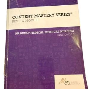 RN Adult Medical Surgical Nursing Assessment Technologies Institute ATI Ed 10 - Picture 1 of 4