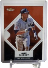 2006 Topps Finest Alex Rodriguez New York Yankees Card #50 W/Top Loader