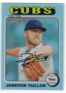 2024 Topps Heritage High Number Chrome Silver Refractor #37 Jameson Taillon /225 - Picture 1 of 2