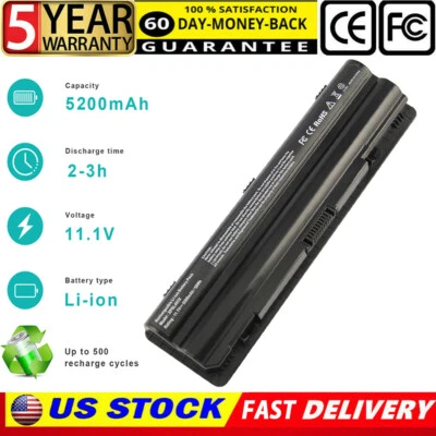 Battery For Dell XPS 14 L401X 15 L501X XPS L502X P12G P12G001 P11F P11F001 R4CN5 - Image 1 of 4