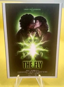 Tarjeta coleccionable de película de culto creada personalizada "The Fly" Jeff Goldblum - Imagen 1 de 2