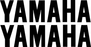 YAMAHA SWING ARM Decals 200 x 50mm - Bild 1 von 1