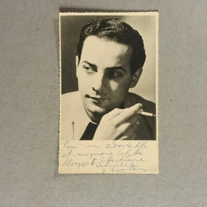 Georges Guétary — tirage argentique — envoi signé — opérette, music-hall — 1950. - Picture 1 of 2