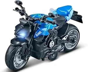 Ducati Superbike Spielzeug - Alu-Rückziehmodell mit Sound & Licht, Armaturenbrett Einsatz - Bild 1 von 8