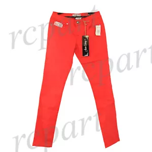 Neu Jeans Colony Mädchen Junior rot lang Skinny Slim Jeans Freizeit - Bild 1 von 3