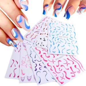 Französische Nagelaufkleber Nagelkunstaufkleber Diy-Maniküre > - Picture 1 of 22