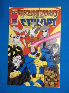 UNCANNY ORIGINS # 1 - VF+ 8.5 - ORIGIN OF CYCLOPS - 1996 VARIANT COVER - Picture 1 of 4