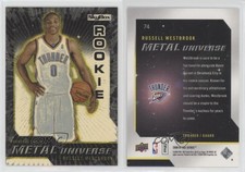 2008-09 Skybox Metal Universe Russell Westbrook #74 Rookie RC