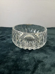 Vintage leuchtende Kristallschale, gefertigt von Gorham aus vollem Bleikristall - Bild 1 von 5