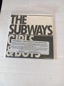 THE SUBWAYS - GIRLS AND BOYS - 1 Track Promo CD Single Card Sleeve -  INFECTIO - Imagen 1 de 3