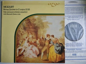 KENNETH ESSEX & AEOLIAN SQt PLAY MOZART QUINTET IN C ARGO ZK 17 - Picture 1 of 4