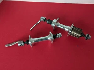 Vintage Shimano Deore DX Hub Set HB-M650 FH-M650 32 Hole 135mm rear 100mm front - Picture 1 of 6