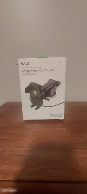 Mini tablero inalámbrico iOttie Easy One Touch y montaje parabrisas, plástico negro Foto 1 de 4