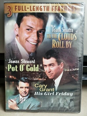 Till The Clouds Roll By, Pot O' Gold, His Girl Friday (DVD, 2007) Frank Sinatra - Image 1 of 2