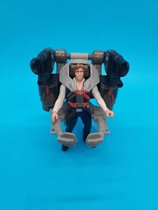 HAN SOLO SMUGGLER FLIGHT PACK • Vintage 1996 Star Wars Action Figure 3¾in PotF - Picture 1 of 7