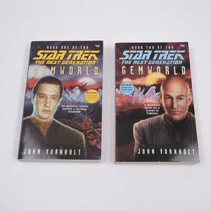 Star Trek The Next Generation: Gemworld Books 1 & 2 - Jon Vornholt - Foto 1 di 2