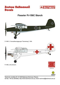 Fieseler Fi 156C Storch - 32037 - decals - Zdjęcie 1 z 2