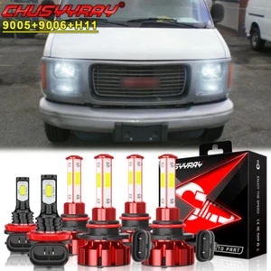 Para GMC Savana 2500 1996-15 LED Faro de Luz Baja Bombillas de Niebla Kit - Imagen 1 de 12