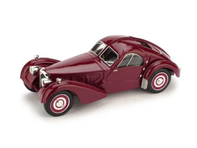 1:43 Brumm Bugatti 57Sc Atlantic 1938 Amaranto R088-02 Modellino - Immagine 1 di 2
