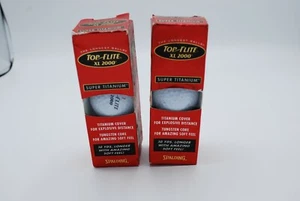 TOP FLITE XL 2000 SUPER TITANIUM SPALDING GOLF BALLS - Picture 1 of 4
