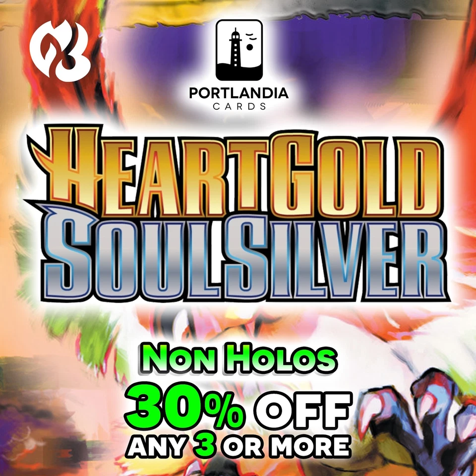Pokemon - HeartGold & SoulSilver - Non Holo - Singles - Image 1 of 1