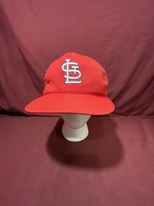 VTG MLB St Louis Cardinals Hat Cap Snap Back Twins Enterprise 90s Red Baseball - Picture 1 of 8