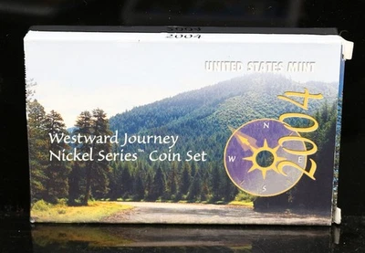 2004 U.S. MINT Westward Journey Nickel Series Coin Set  OGP & COA 1427 - Image 1 of 4