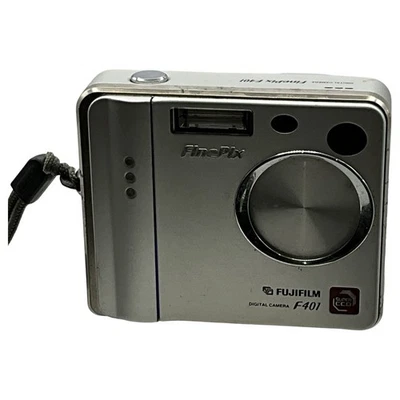 Fujifilm FinePix F401 Digital Camera Silver Spares Repairs Battery Card Included - Image 1 of 4