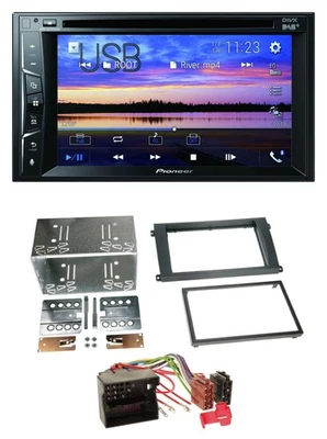 Pioneer Bluetooth 2DIN USB DVD DAB MP3 Autoradio für Porsche Cayenne 2007-2010 - Bild 1 von 4