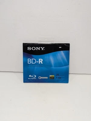 Sony BD-R Blu-ray Disc Recordable - Full HD 1080 25 GB - Single Disc - New - Image 1 of 2