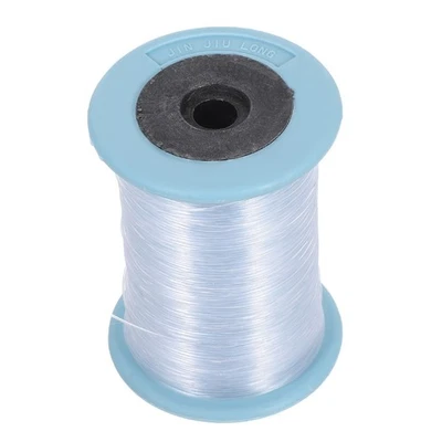  1 rouleau de fil de perles en cristal : fil de pêche transparent pour la - Immagine 1 di 4