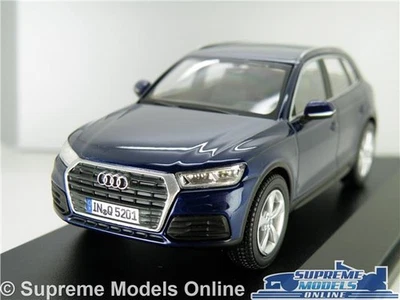 AUDI Q5 MODEL CAR NAVARRA BLUE 1:43 SCALE SPARK SPECIAL DEALER ISSUE K8 - Image 1 of 4
