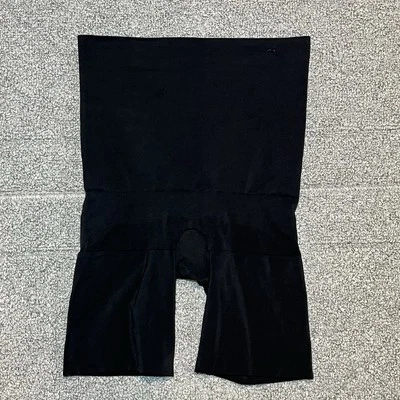 Spanx High Waisted Shaper Shorts Tummy Control Soft Womens Size Large Black - Image 1 of 4