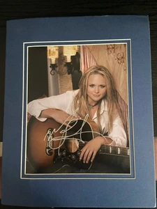 Miranda Lambert Signed Autographed and matted 8x10 Photo Country Music 8x10 - Picture 1 of 4