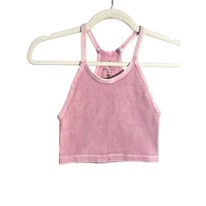 Free People Movement Happiness Runs geripptes Tanktop Damen Gr. XS/S rosa - Bild 1 von 7