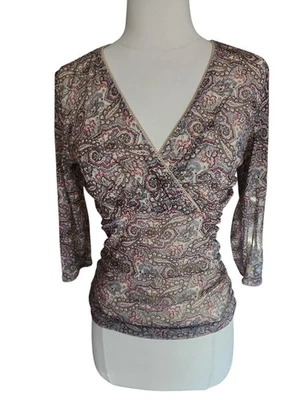 Top Babydoll The Limited para mujer S vintage Y2K hada cachemira semi transparente acanalado Foto 1 de 4