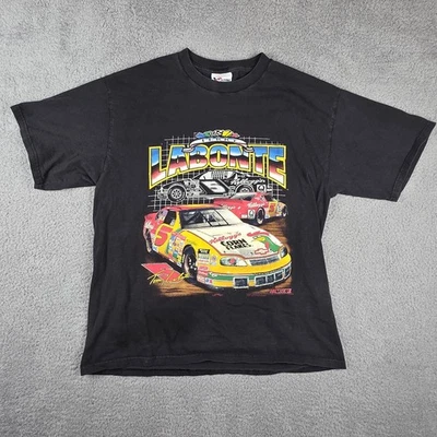 Vintage Terry Labonte Shirt Mens XL Black 90s Kelloggs NASCAR Chase Authentics - Image 1 of 4