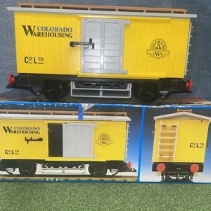 RARE HTF Playmobil 4122 Western Freight Boxcar Colorado MINT W/Box Vintage 1987 - Picture 1 of 23
