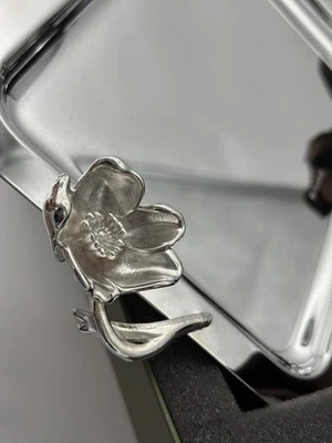 Christofle Anenome Belle Epoque Tray Silver Plated France Open Box  - Image 1 of 4