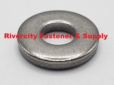 RIVERCITY FASTENER & SUPPLY (25) 3/8 Stainless Steel EXTRA THICK HEAVY DUTY Flat Washers 3/8"